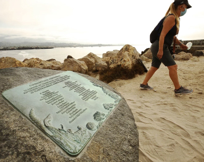 memorial for the Conception disaster victims