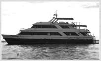 One of Ecoventura’s expedition yachts