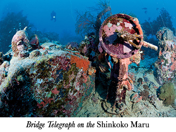 Bridge Telegraph on the Shinkoko Maru