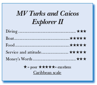MV Turks and Caicos Explorer II rating