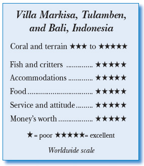 Rating for Villa Markisa, Tulamben, Bali