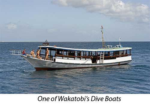 One of Wakatobi's Dive Boats