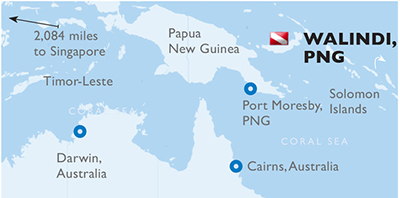 Walindi, PNG - Map