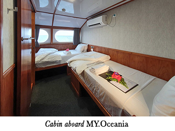 Cabin aboard MY.Oceania